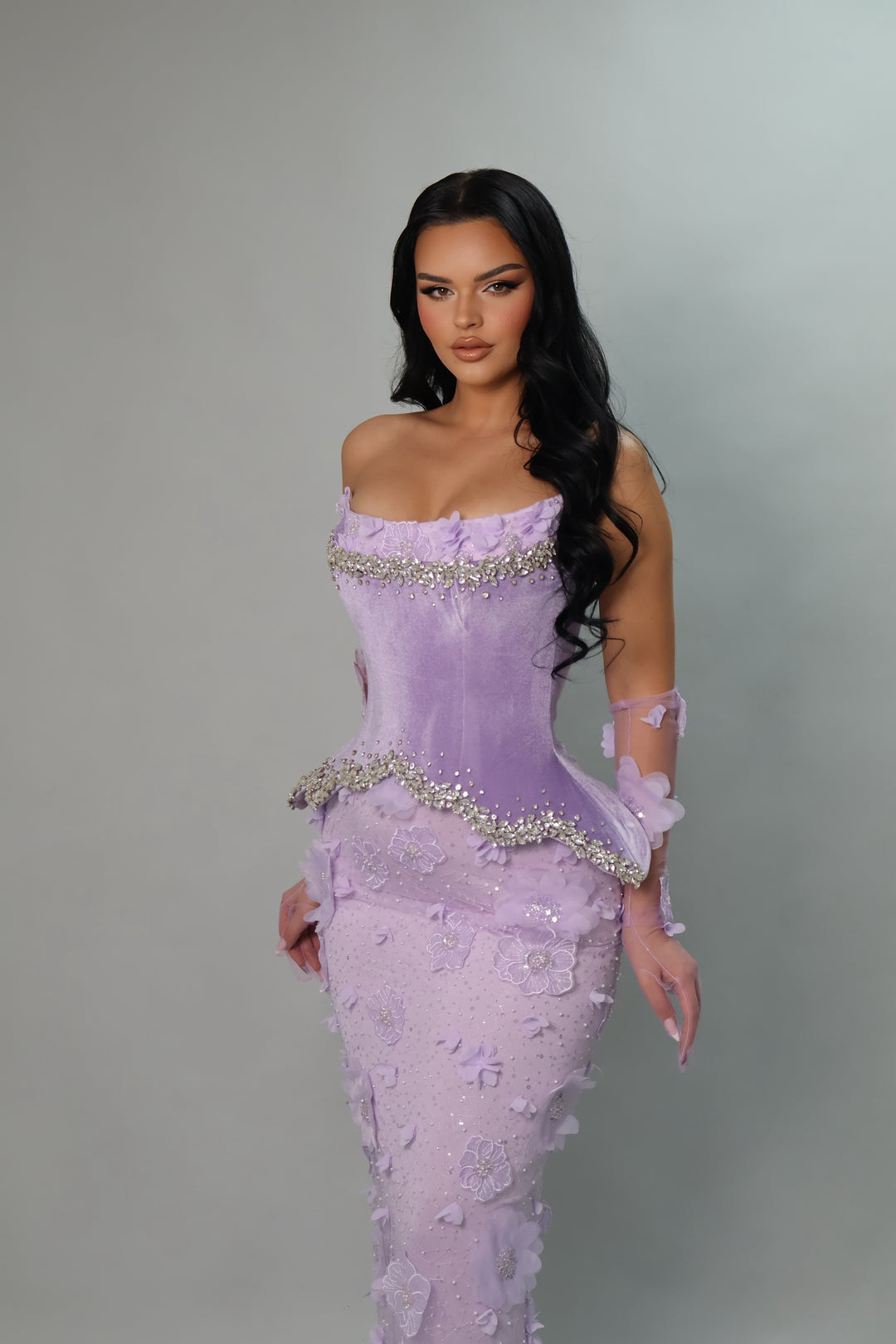 Lilac Blossom Gown