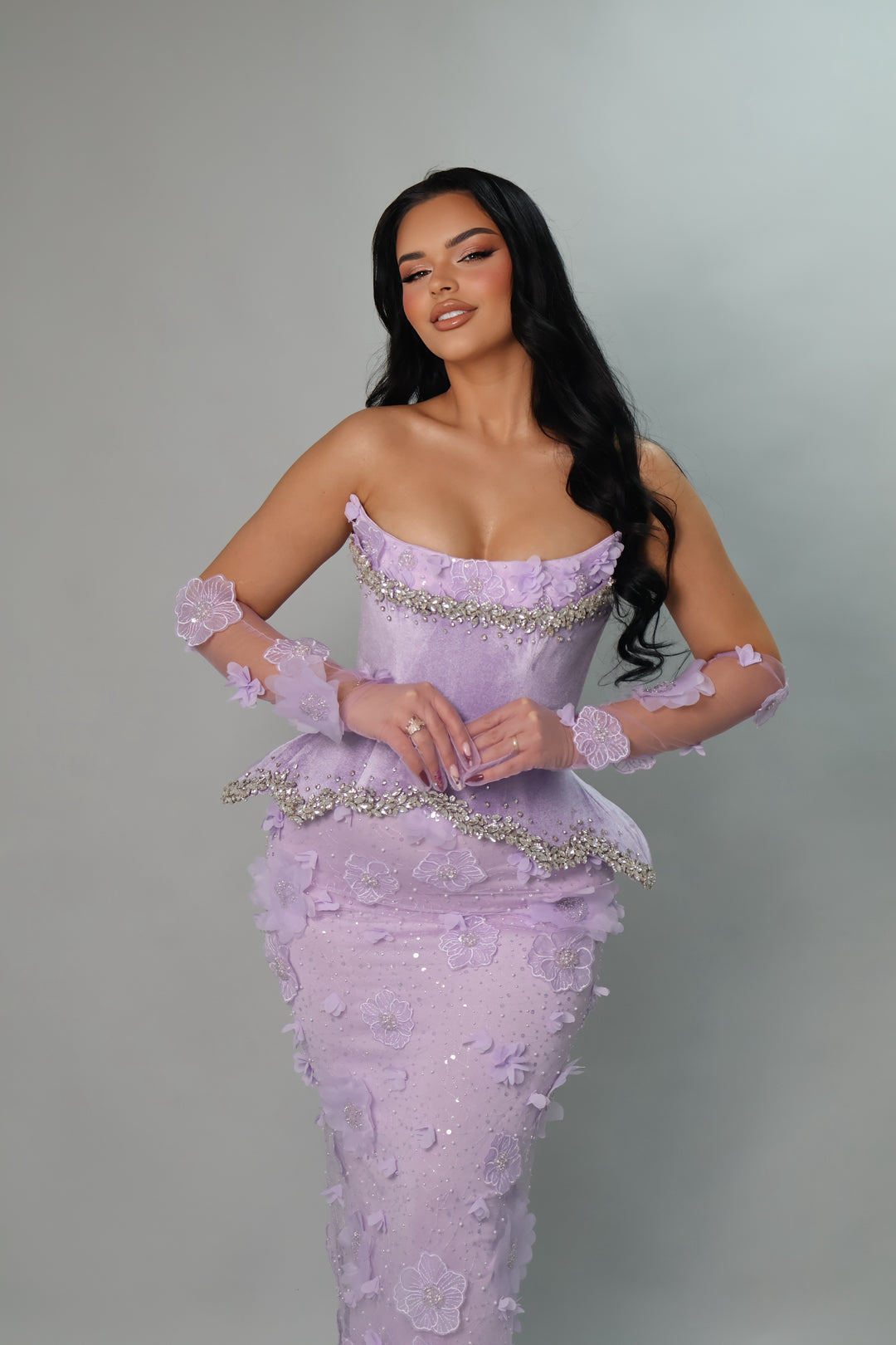 Lilac Blossom Gown