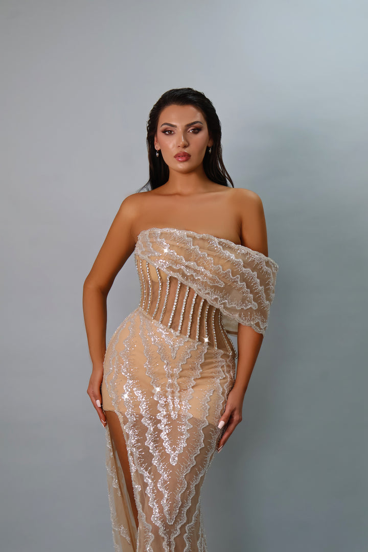 Celeste Crystal Gown