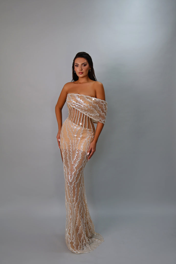 Celeste Crystal Gown