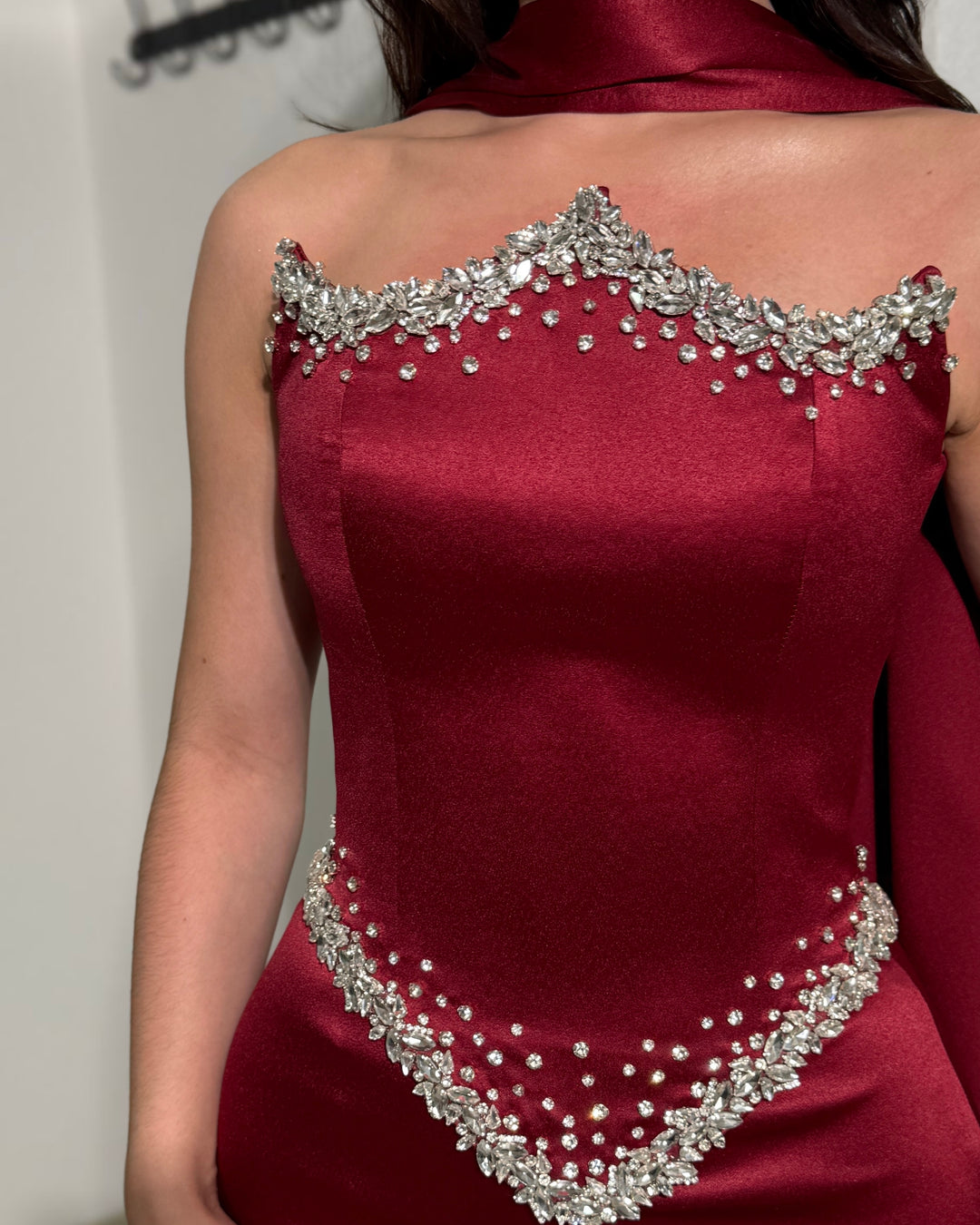 Golden Hour Crystal Gown